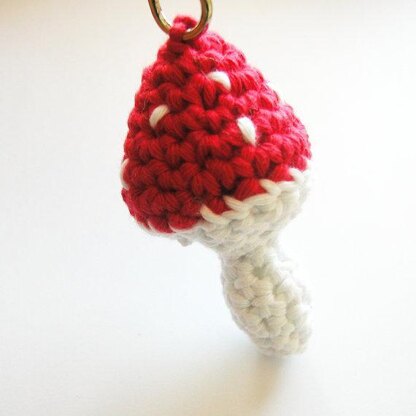 Toadstool Keychain