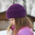 Lilac mood cable hat