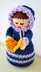 Christmas Carol Singer Doll Knitting Pattern - Toy Knitting Pattern