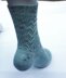 Winding Path Lace Socks