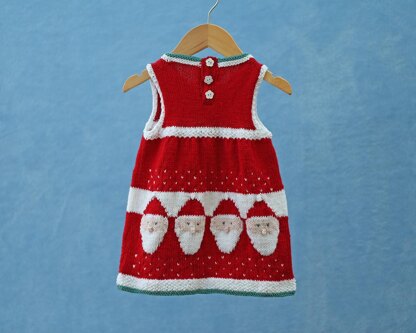 P131 Santa Motif Dress