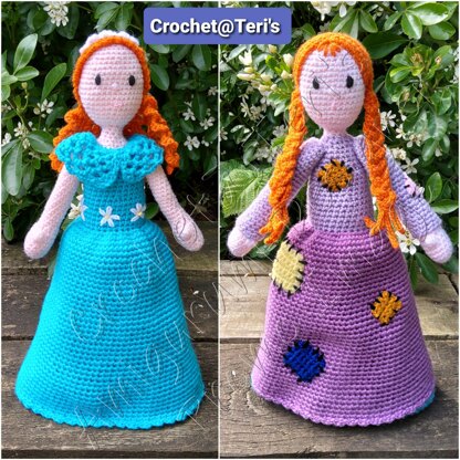 Crochet topsy turvy doll on sale