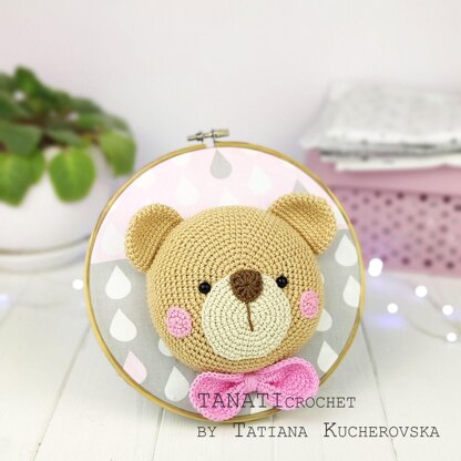 CROCHET PATTERN “Wall hanging Bear”