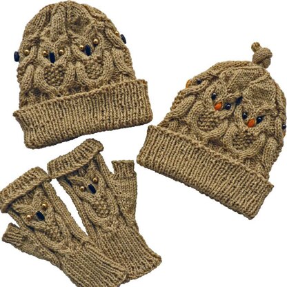 OWL Gloves, Hat & Scarf