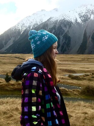 Floating Snowflake Hat