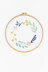 Floral Wreath  in DMC - PAT0054 -  Downloadable PDF