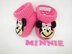 Minnie Mouse Baby Booties