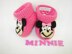 Minnie Mouse Baby Booties