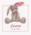 Vervaco Cute Bunny Cross Stitch Kit - 19 x 21cm