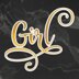 Artdeco Creations Delightful Sentiments Cut, Foil & Emboss Dies - Girl 3.2"X2.9"