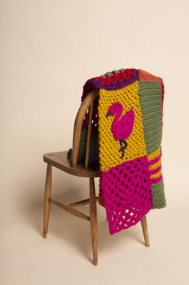 Made with Love by Tom Daley Crochet You Stay Blanket Small - Multi