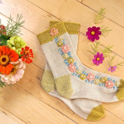 Liberty Flowers - knitting pattern