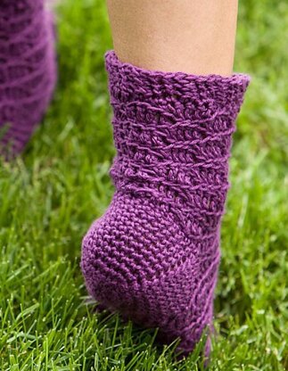 Indigo Dreams Crochet Socks