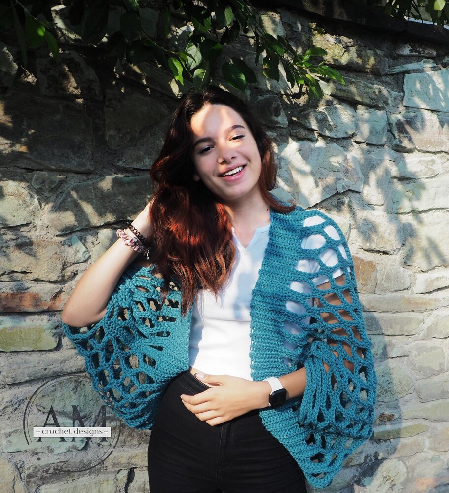 BREEZY SUMMER CARDIGAN Crochet pattern by AdrianaMcrochetdesigns