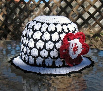 3-in-1 Summer Hat, Beanie Hat & Flower Clip