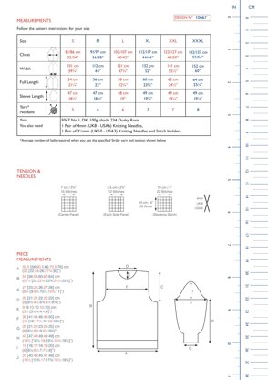 Lace Yoke Sweater in Sirdar No.1 - 10667 - Downloadable PDF