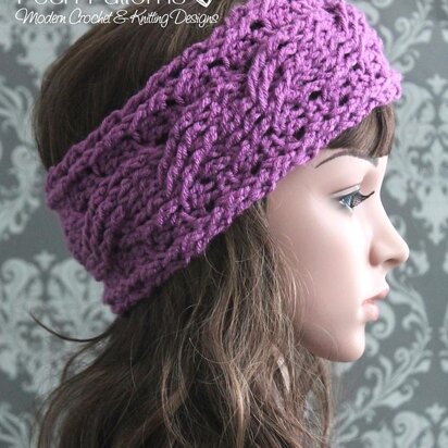 Cable Crochet Headband 402