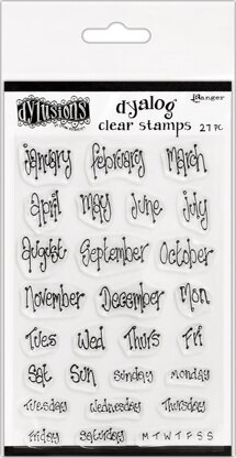 Ranger Dyan Reaveley's Dylusions Clear Stamps 4"X8" - Blind Date