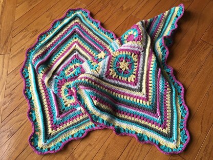 Petals and Ridges Blanket