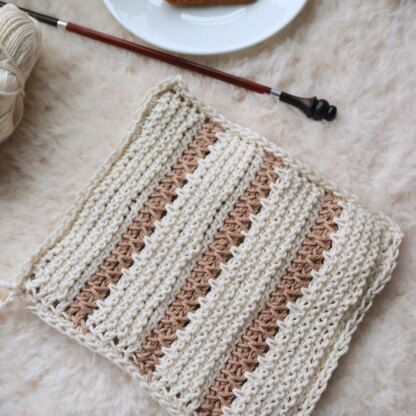 Peaks and Purls Potholder