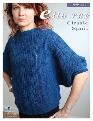 Kiama Top in Ella Rae Classic Sport - ER03-05 - Downloadable PDF