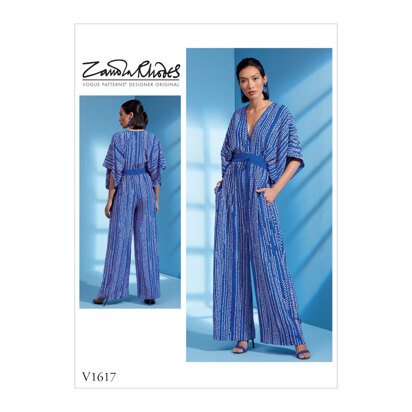 Vogue Misses' Jumpsuit V1617 - Sewing Pattern