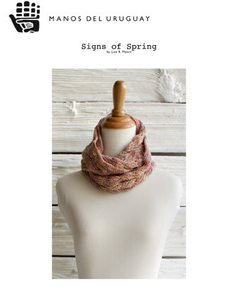 Signs of Spring Scarf in Manos del Uruguay Serena