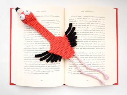 Flamingo Bookmark Crochet Pattern