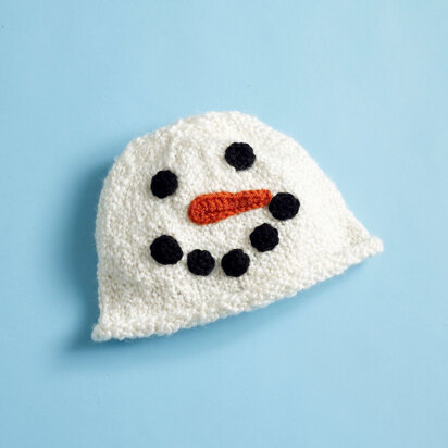 Snowman Hat in Lion Brand Holiday Homespun - 90147AD