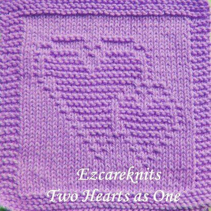 Two Hearts As One - knitting pattern