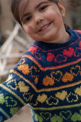 Rainbow Heart Sweater