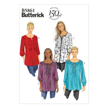 Butterick Damentunika B5861 - Schnittmuster