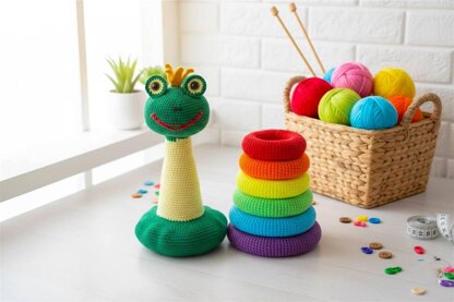 Stacking rings Rainbow Frog