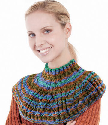 Cowl in Knit One Crochet Too Ty-Dy Wool - 1798 - Downloadable PDF