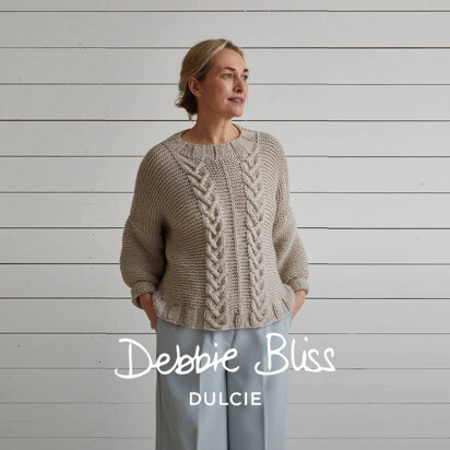 Debbie Bliss Cable & Garter Sweater PDF