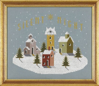 Historical Sampler Company Silent Night - Downloadable PDF