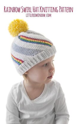 Rainbow Swirl Hat