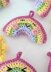 Sun & Rainbow Key Chains Crochet Pattern