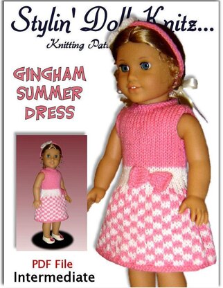 Knitting Pattern for Dolls. Fits American Girl, 18 inch, Gotz, Maplelea girl. 040