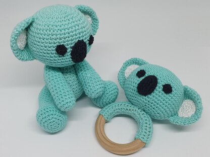 Crochet Koala Rattle and Toy