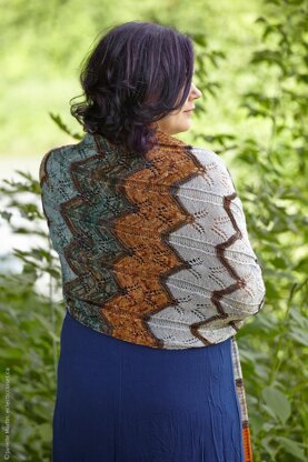 Forest Ferns Shawl