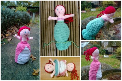 Mermaid Princess Topsy Turvy Doll! 2 dolls in 1!
