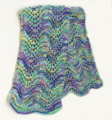 Multi Color Chevron Scarf