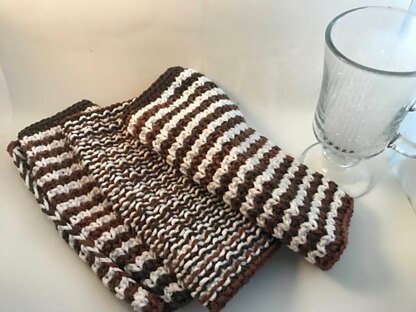 Candy Stripe Dishcloth