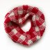 The Festive Gingham Cowl