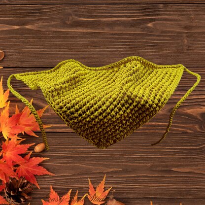 Triangle scarf knitting pattern