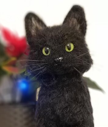 Amigurumi Realistic crochet Black Cat