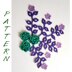 Purple branches and 3d clones knot flowers