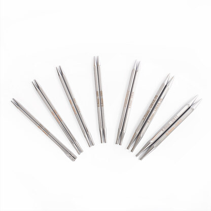 KnitPro Nova Cubics Interchangeable Needle Tips (Deluxe Set of 7)