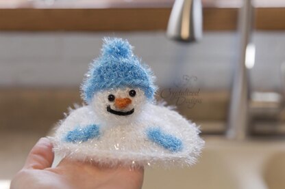 Melted Snowman Kitchen Scrubby